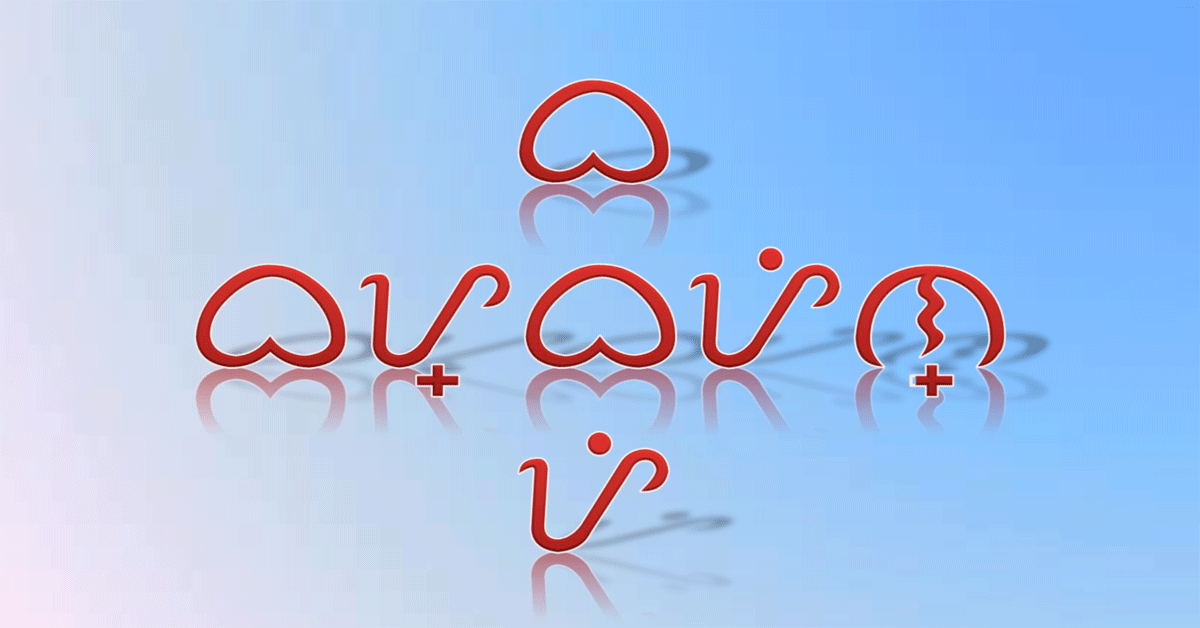 How To Read And Write Baybayin Featured Image by LuffyKudo; Baybayin spelled in traditional and Reformed way in a Cross shape