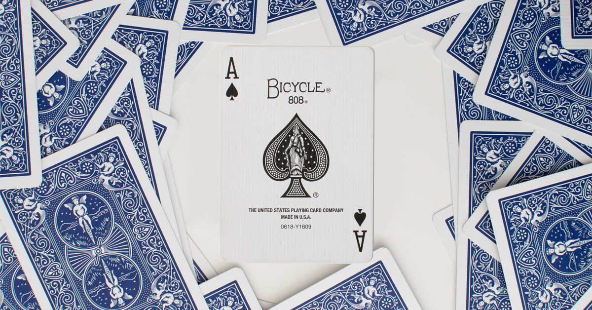 Blue bicycle playing cards with Ace of Spage kargaburo feature image by LuffyKudo