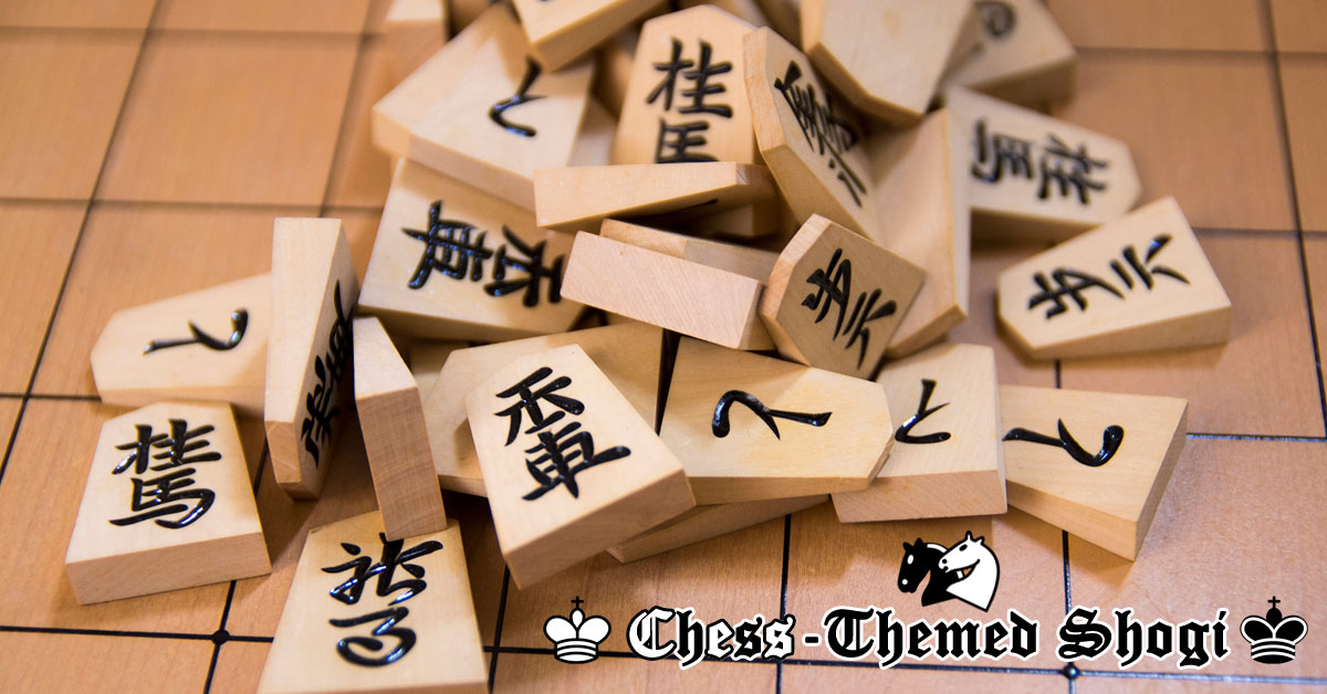 Chess-Themed Shogi (Westernized Internationalized Shogi Japanese Chess) featured image by Jemierry J.I. Maglinte Jumawan LuffyKudo. Shogi and chess pieces, kings and knights